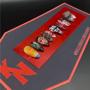 Friday The 13th | Jason Voorhees Press On Nails | Halloween Nails | 3D Nail Art